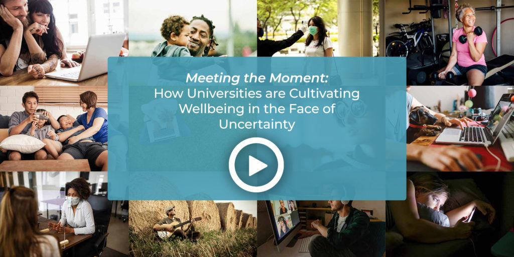 an image promoting a webinar featuring univeristy leaders